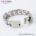 75518 xuping china schmuck lieferanten edelstahl neue gold kette armbänder armreifen einfaches design für männer